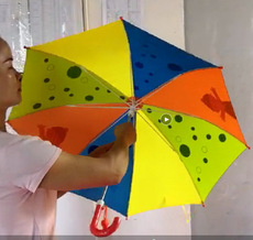 彩虹卡通儿童伞